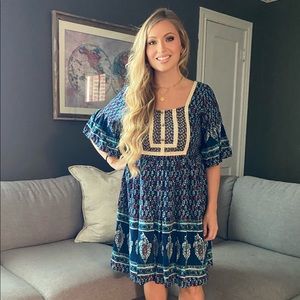 Mini boho dress
